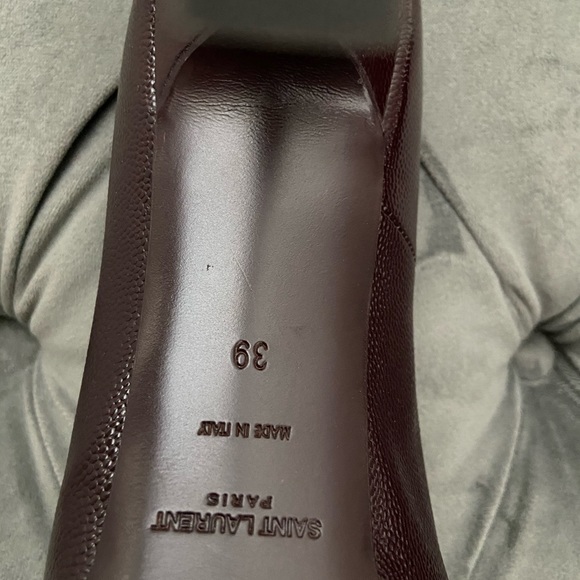 Stunning YSL Plum Platform Heels - Picture 6 of 8